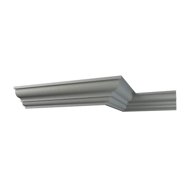 Ekena Millwork Tessa 6 in. D x 6 in. W x 12 in. L Polyurethane Crown Moulding Sample