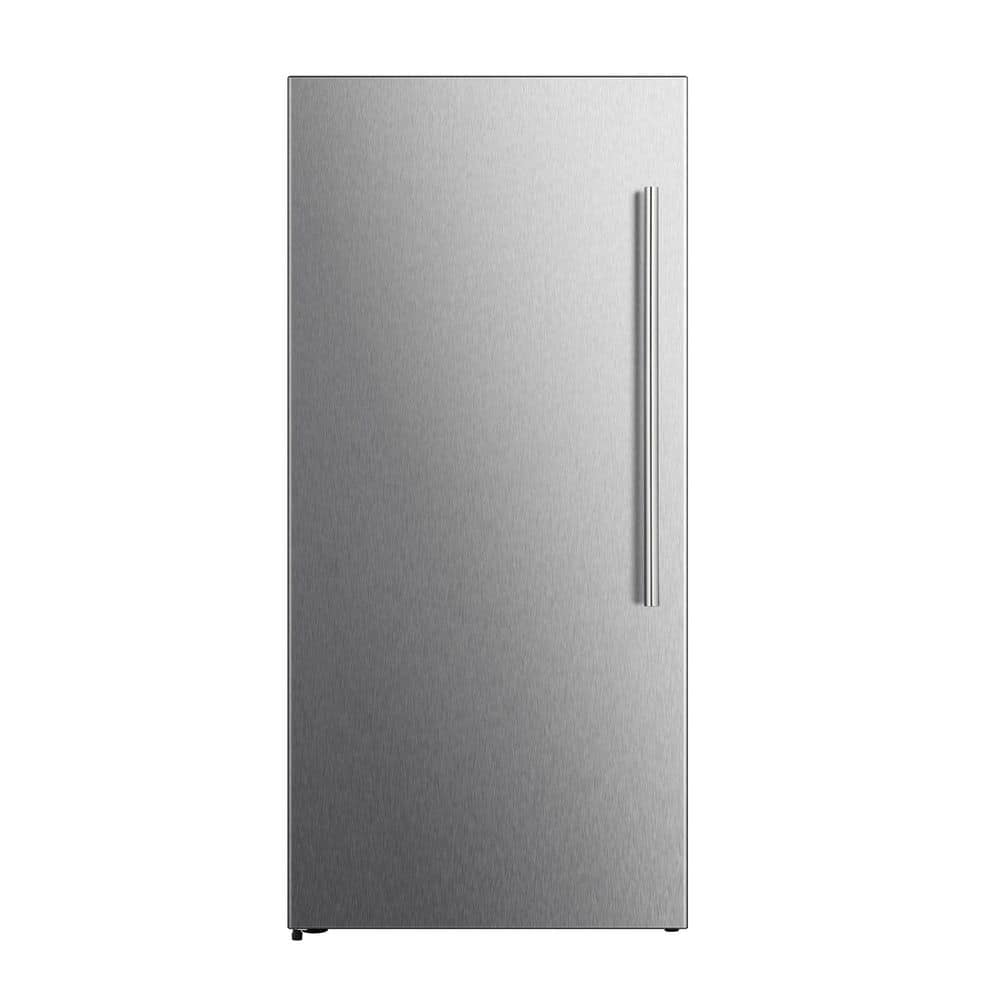 "Maderno 28"" Left Swing Convertible Freestanding Refrigerator/Freezer in Stainless Steel 13.6 cu. ft."