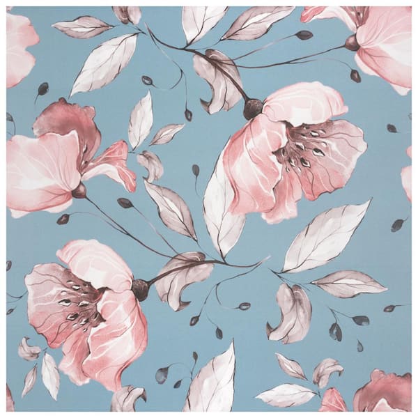 Merola Tile Imagine Floral Blossom 19-3/8 in. x 19-3/8 in. Porcelain Floor and Wall Tile (10.56 sq. ft./Case)