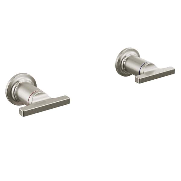Tetra T-Lever Wall Mount Tub Filler Handle in Lumicoat Stainless