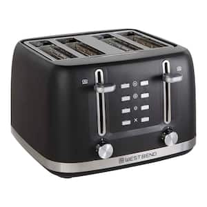 4-Slice Toaster, in Black