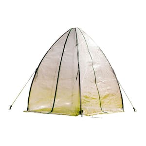 55.1 in. x 55.1 in. x 70.9 in. Winter Garden Tent Steel Frame, Transparent Cover