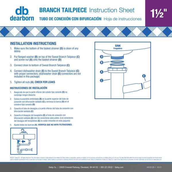 Dearborn Brass 1 1 2 In X 8 In 24 Gauge Chrome Plated Brass Flanged Strainer Sink Drain Tailpiece Extension Tube With Hi Line Hdc812b 1 The Home Depot