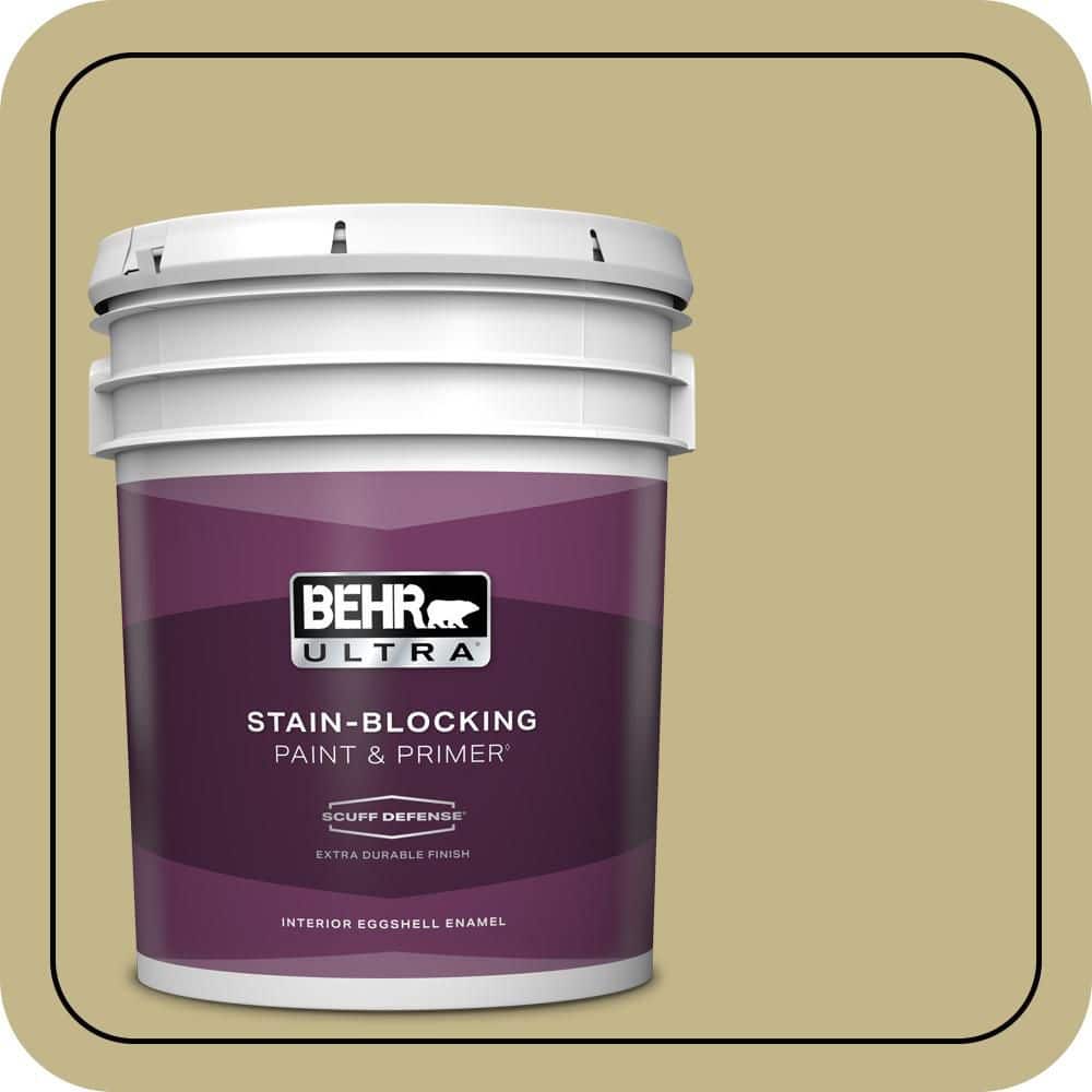 5 gal. #BIC-27 Modish Moss Extra Durable Eggshell Enamel Interior Paint & Primer price history on PriceWatchPro