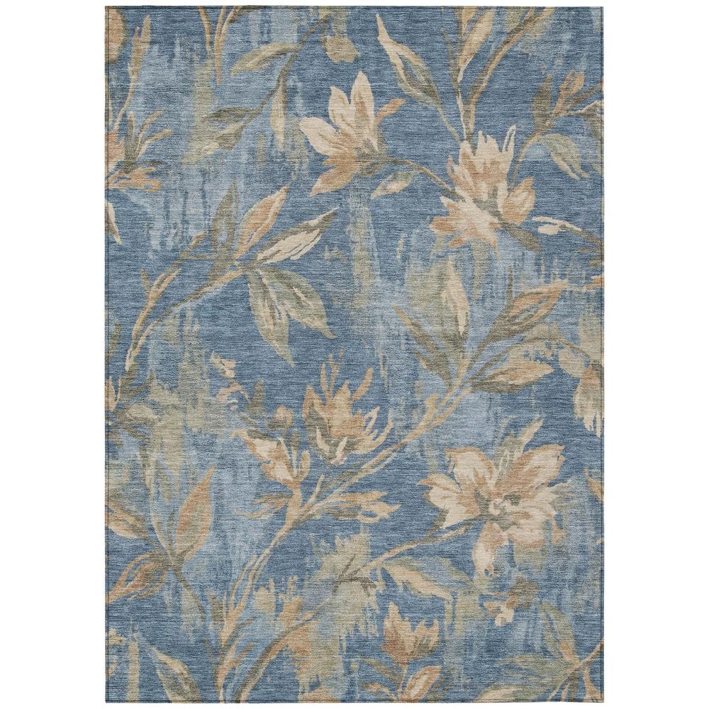 Chantille Machine Washable Indoor/Outdoor Abstract ACN2951 Denim 9 ft. x 12 ft. Area Rug price history on PriceWatchPro