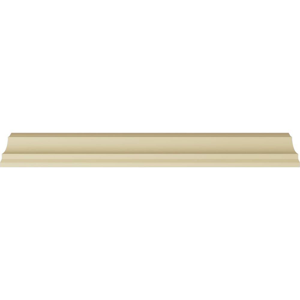 Ekena Millwork 4 1/4"H x 4 1/4"P x 6"F x 94 1/2"L, (7 7/8" Repeat), Winston Crown Moulding