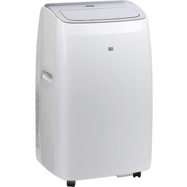 Arctic Wind 10,000 BTU Portable Air Conditioner Cools 550 Sq. Ft. with Auto Restart and Wheels in White