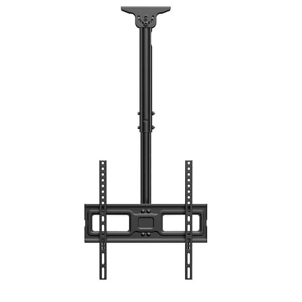 PERLESMITH Full Motion Ceiling TV Mount for 32-65 in. TVs, Adjustable Height, 360° Swivel, and Tilt, Supports up to 110 lbs.