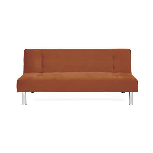 Serta Nate Sofa Collection 33.1 Copper in Square Armless Polyester Modern Straight Sofa