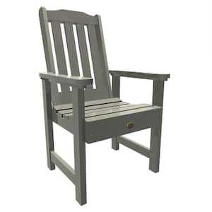 Springville Harbor Gray Plastic Dining Chair in Harbor Gray (Set of 1)