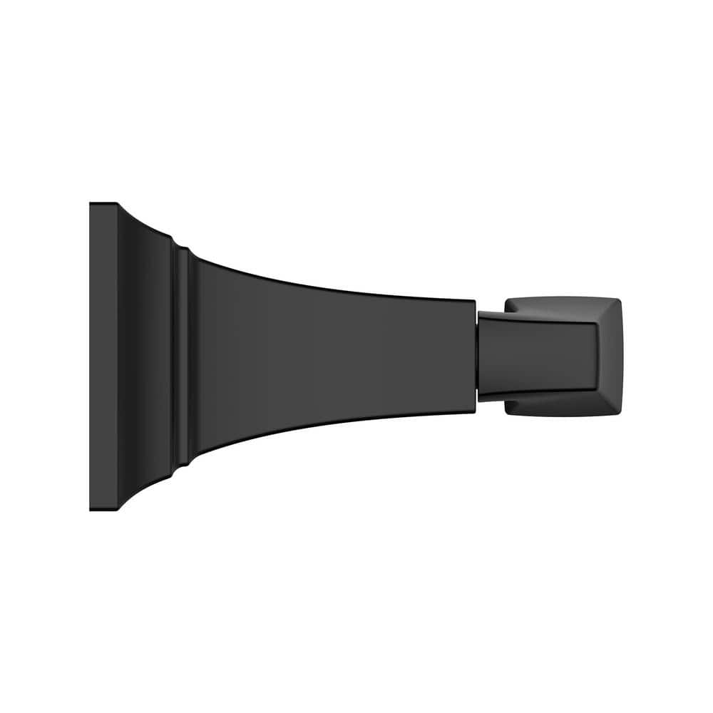 Matte Black Metal Wall Mounted Toilet Paper Holder