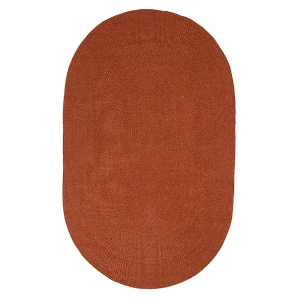 SUPERIOR Braided Brick 5 ft. x 8 ft. Reversible Indoor/Outdoor Area Rug