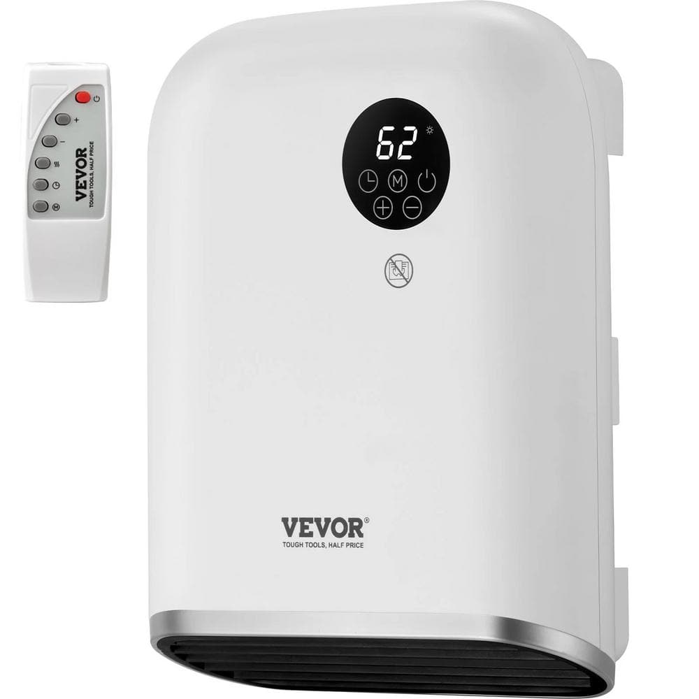 4.3in.H 1500W Electric Indoor Tower Ceramic Fan Space Radiant Heater with T