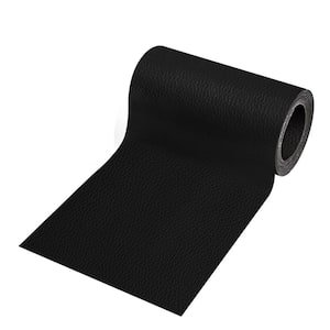 4 in. x 63 in. Black Leather Repair Patch, Self-Adhesive Leather Repair Tape for Damaged Leather Furniture, Sofa Seating