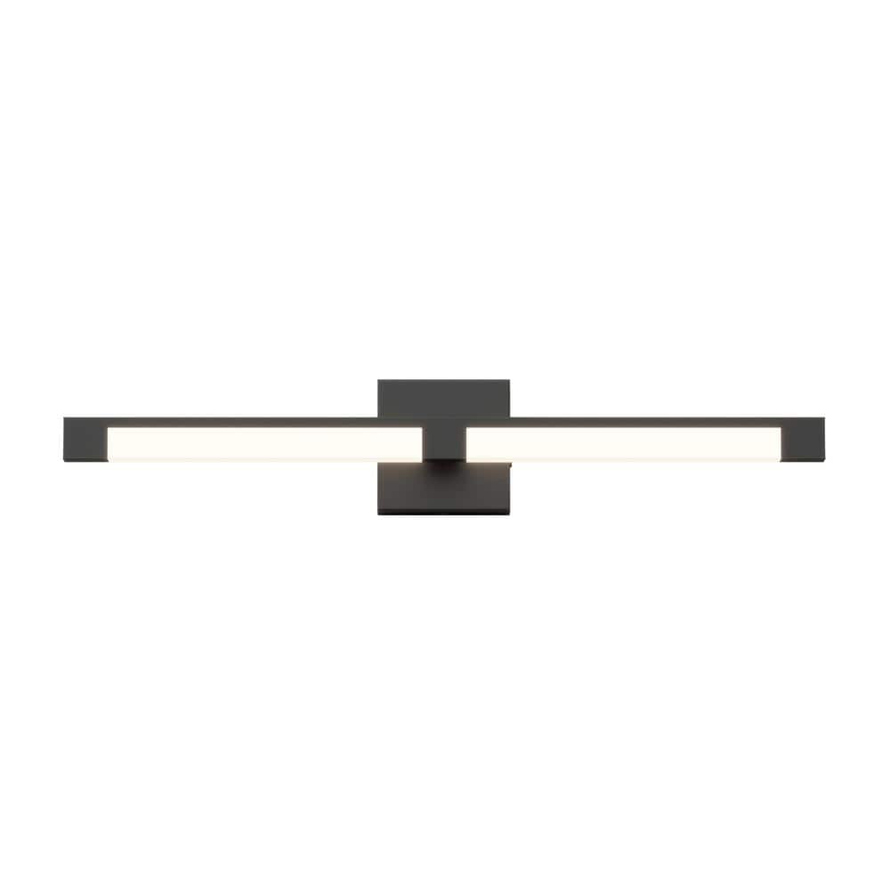 Artika Tivoli 27 in. 1-Light Matte Black Modern Integrated LED Vanity Light  Bar for Bathroom VAN-TROC-HD2BL - The Home Depot