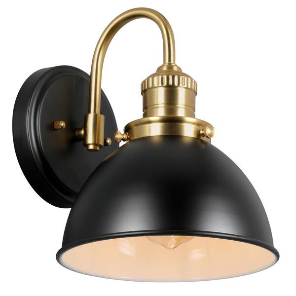 Design House 1-Light Polished Brass Vanity Sconce 