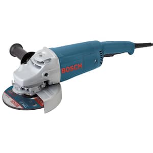 15 Amp Corded 7 in. Large Angle Grinder with Rat Tail