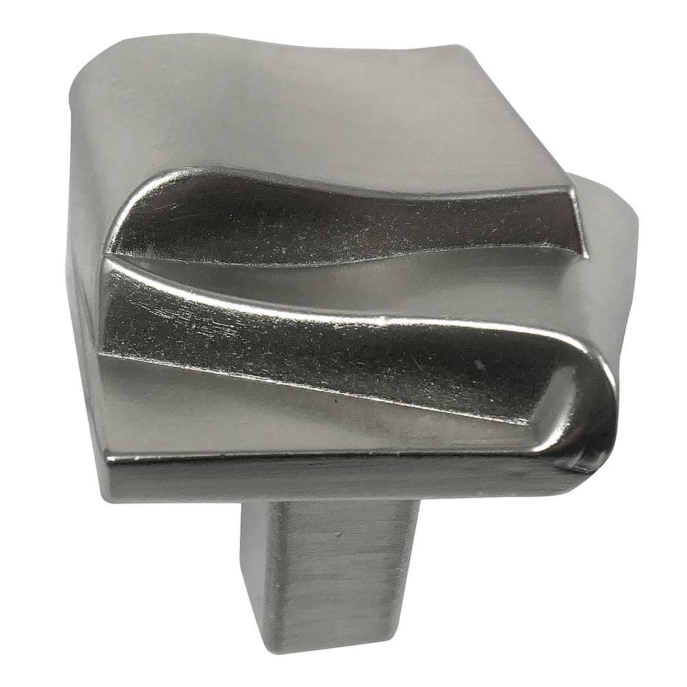 Brushed Nickel Square Modern Cabinet Knob