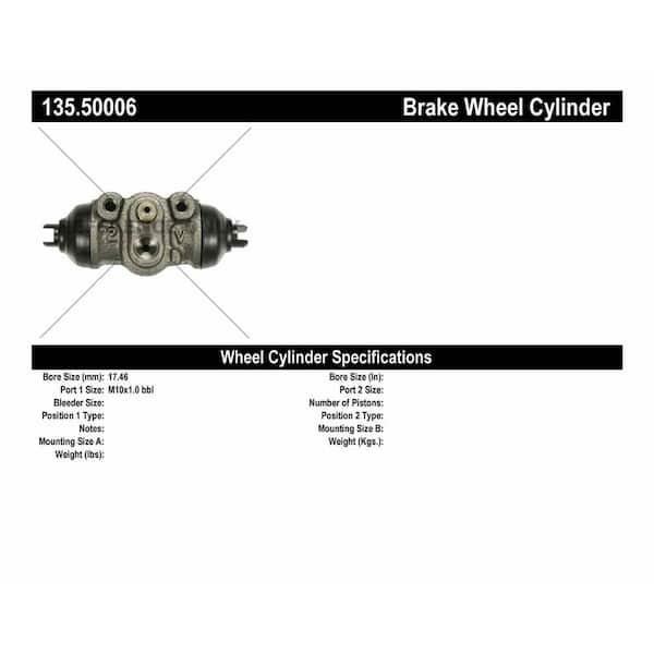 Centric Parts Drum Brake Wheel Cylinder 2003-2005 Kia Rio 1.6L