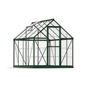 Harmony 6 ft. x 8 ft. Green/Clear DIY Greenhouse Kit