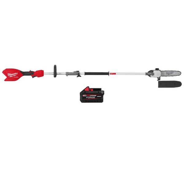 M18 FUEL 18V 10 in. Brushless Cordless Battery Pole Saw with QUIK-LOK (Tool-Only) w/ M18 FORGE 8.0 Ah Starter Kit