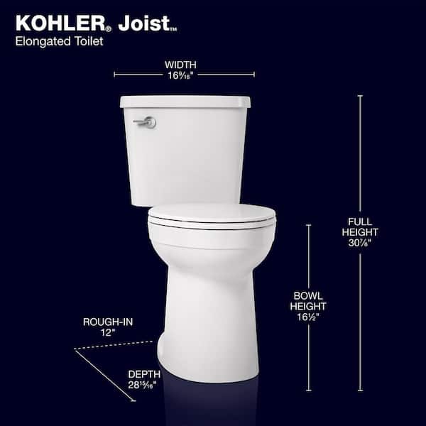 KOHLER Joist 2-Piece Complete Solution 1.28 GPF Single Flush