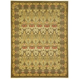 Edinburgh Carnation Brown 9' 0 x 12' 0 Area Rug