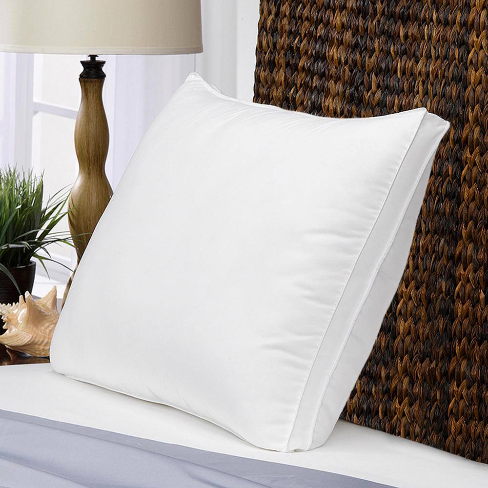 Queen Size White Gusseted Memory Foam Hypoallergenic Pillow
