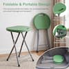 Infographic on the foldable and portable design.