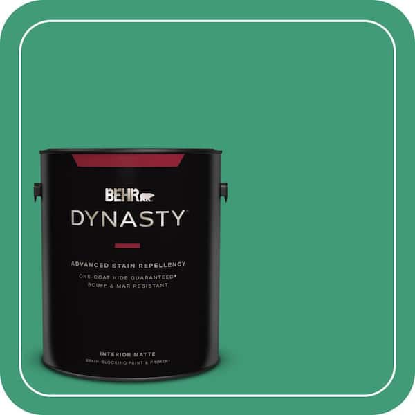 1 gal. #MQ6-42 Dancing Jewel One-Coat Hide Matte Interior Stain-Blocking Paint & Primer
