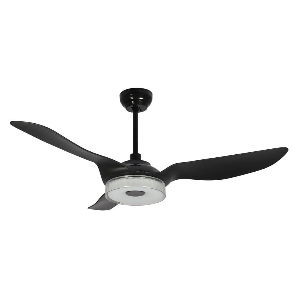 Carro Icebreaker 52 In Indoor Outdoor Black Smart Ceiling Fan