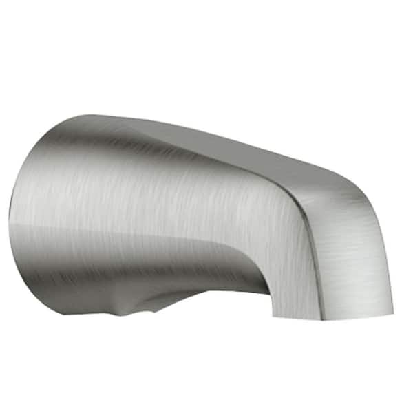 GIVING TREE 5.2 in. Non-Diverter Tub Spout, Brushed Nickel