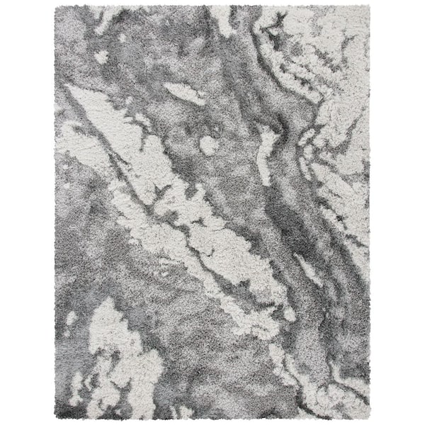 Horizon 6 ft. x 9 ft. Gray/Ivory Abstract Area Rug