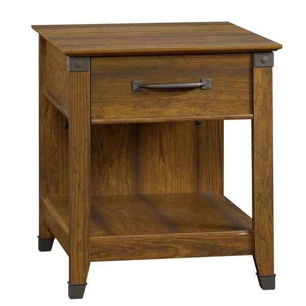 SAUDER Carson Forge Washington Cherry Side Table