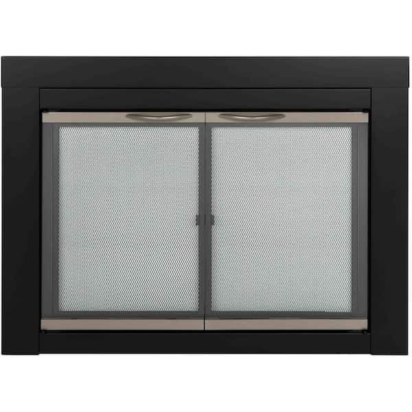 Alsip Small Glass Fireplace Doors