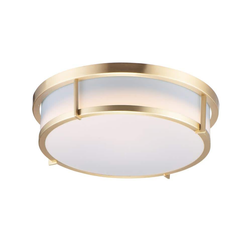 Rogue 13 in. 2-Light Brass Flush Mount price history on PriceWatchPro