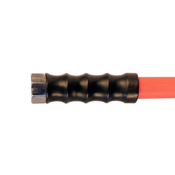Apex 25ft Commercial Grade Hot Water Hose – Heavy Duty Red Rubber – 5/8 Inch