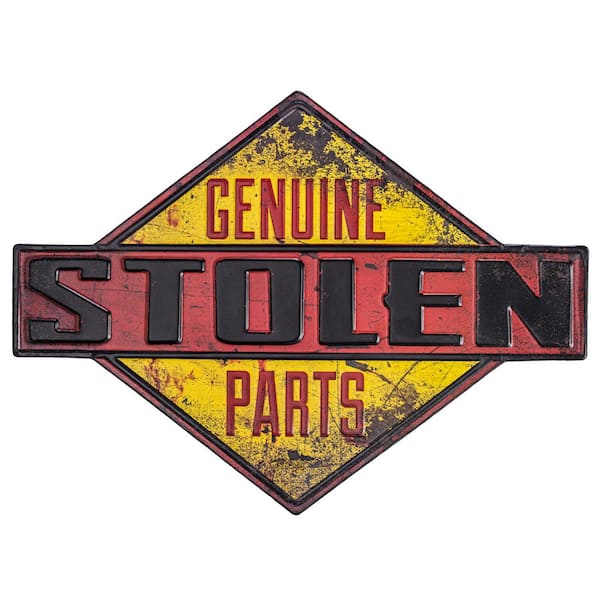 Old metal enamel sign 32x22cm sign . Pick up gran sur