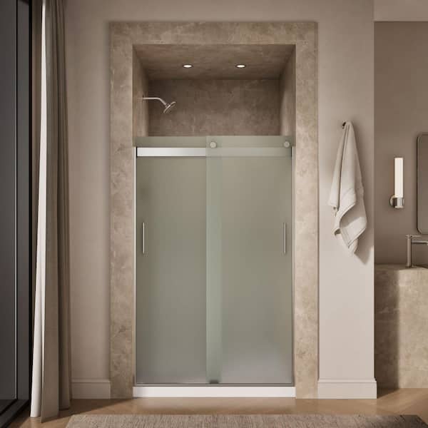 KOHLER Levity 44-48 in.W x 74 in. H Frameless Sliding Shower Door