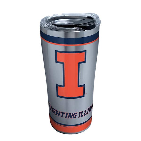 Tervis University of Illinois Tradition 20 oz. Stainless Steel Tumbler with Lid