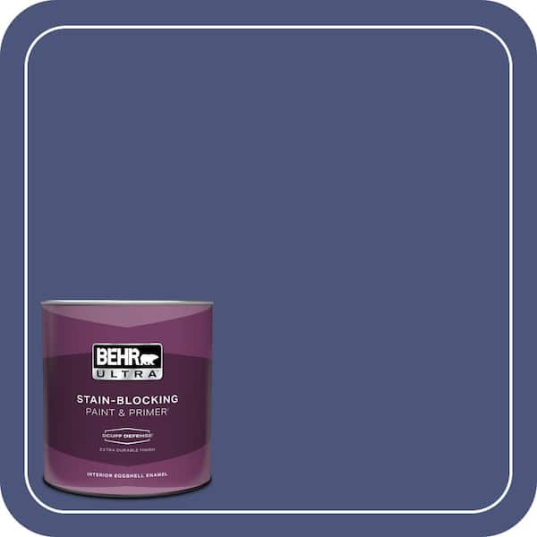 BEHR ULTRA 1 qt. #620D-7 Deep Indigo Extra Durable Eggshell Enamel Interior Paint & Primer