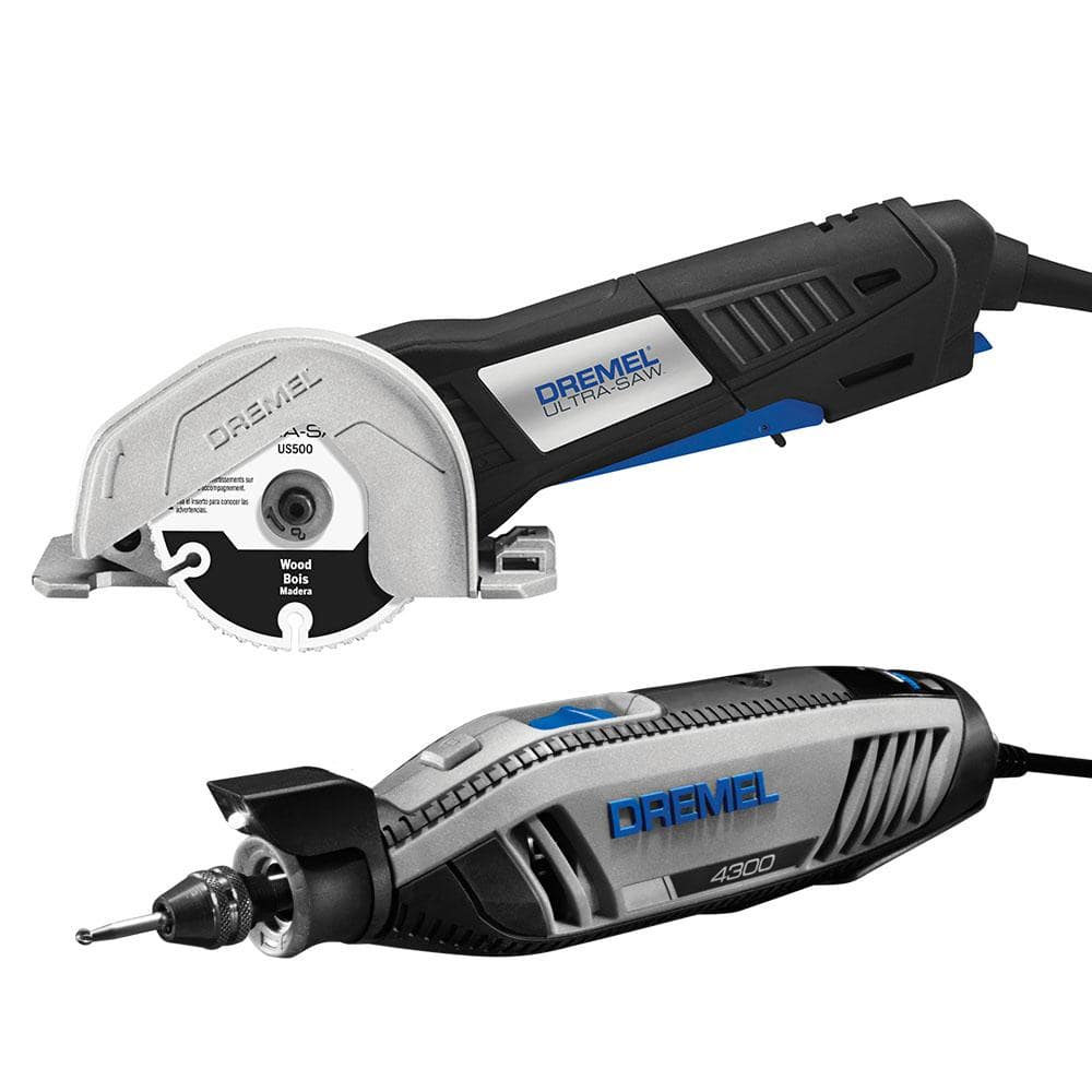 Reviews for Dremel 4300 1.8 Amp Variable Speed 1/32 in Corded Rotary Tool Kit with Ultra-Saw 7.5 Amp Corded Compact Saw Tool Kit | Pg 1 The Home Depot