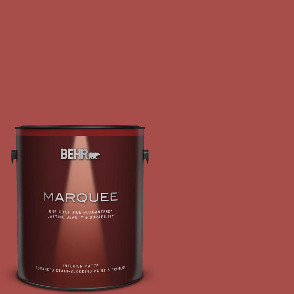 1 gal. Home Decorators Collection #HDC-CL-09 Persimmon Red Matte Interior Paint & Primer