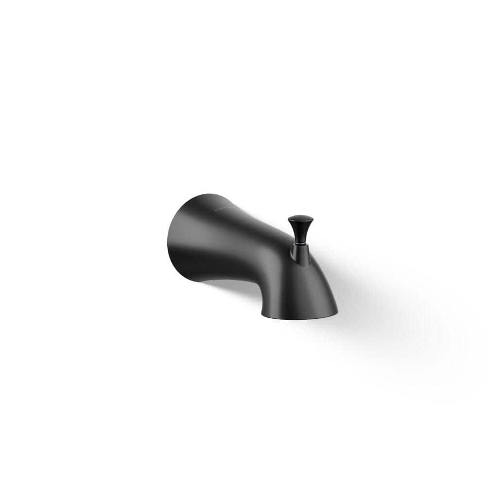 Buckley Wall Mount Bath Spout With Diverter In Matte Black price history on PriceWatchPro