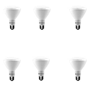 65-Watt Equivalent BR30 Dimmable Energy Star LED Light Bulb Soft White (6-Pack)