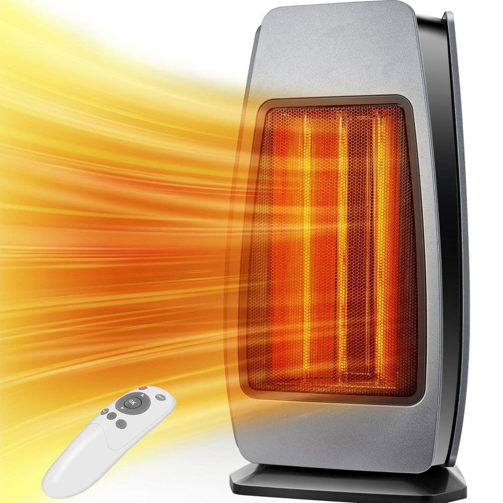 Edendirect 1500W Convection Space Heater with Remote，24H Timer，70 ...