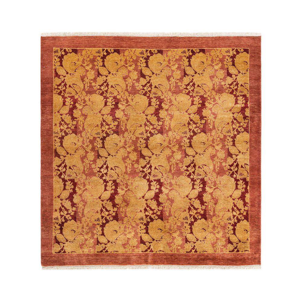 Mogul Traditional Pink 4 ft. 4 in. x 4 ft. 4 in. Abstract Area Rug price history on PriceWatchPro
