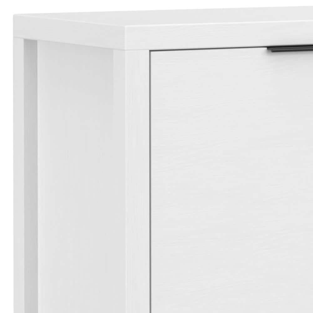 Hollander White Solid Wood Adjustable Sideboard Buffet