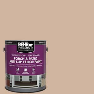 1 gal. #BNC-01 Bauhaus Buff Textured Low-Lustre Enamel Interior/Exterior Porch and Patio Anti-Slip Floor Paint