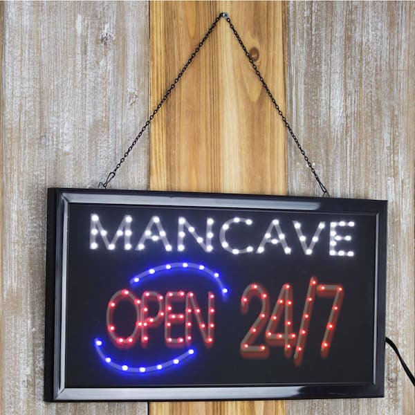 American Art Decor American Art Decor Framed LED Wall Sign – Retro
